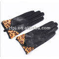 Супер животных леопарда печати моды кожаные перчатки для девочек